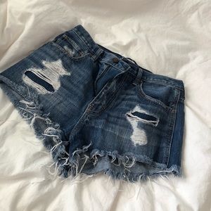 Hollister denim shorts